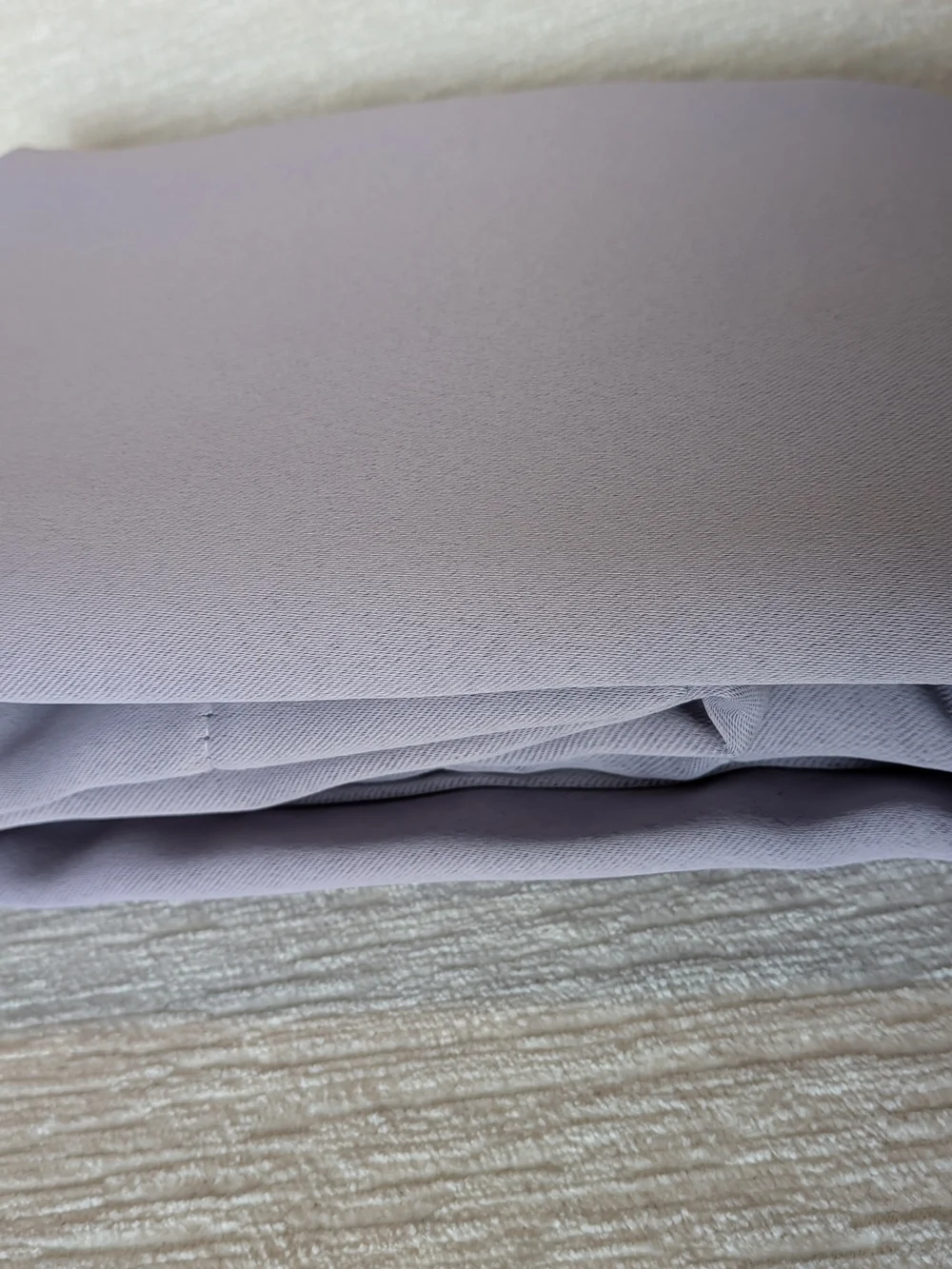 Lilac Room-Darkening Curtain Panels - Pocket Rod. Never Used